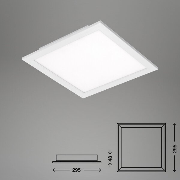 Briloner 7194-016 - LED Dimmable φωτιστικό οροφής SIMPLE LED/18W/230V + RC