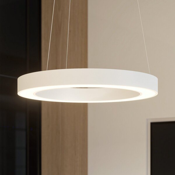 Arcchio Sharelyn LED κρεμαστό φωτιστικό, 80 cm, ρυθμιζόμενος, Λευκό, Κουζίνα, Αλουμίνιο, σύγχρονο
