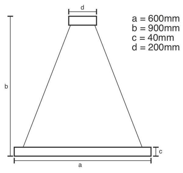 LED Dimmable κρεμαστό φωτιστικό οροφής LED/42W/230V 3000-6500K + τηλεχειριστήριο