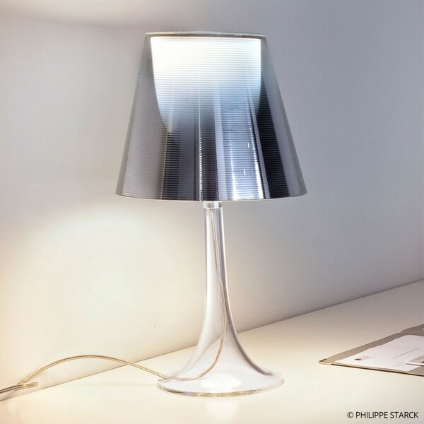 FLOS Miss K - Επιτραπέζιο φωτιστικό Philippe Starck, ασημί, ρυθμιζόμενος, Μεταλλικό, Σαλόνι / τραπεζαρία, Πλαστικό, σχεδιασμός