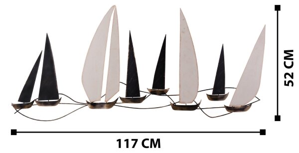 Διακοσμητικό τοίχου 52x117 cm ιστιοπλοϊκά σκάφη