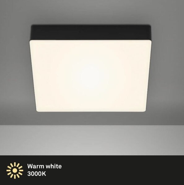 Briloner 7070-015 - Φωτιστικό οροφής LED FLAME LED/16W/230V μαύρο