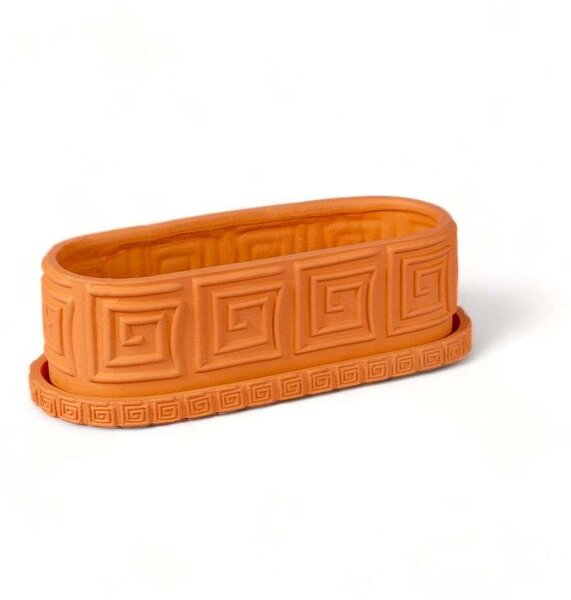 Seletti - Greca Box With Subpot Terracotta Seletti