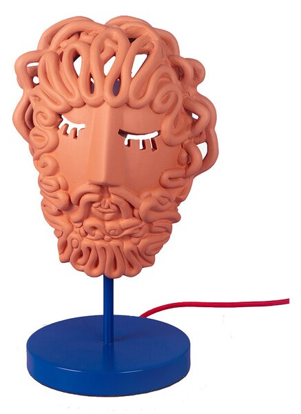 Seletti - Ulysse Mask Επιτραπέζιο φωτιστικό Terracotta Seletti