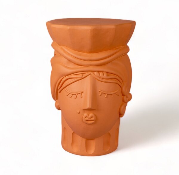 Seletti - Testa Di Moro Woman Stool Terracotta Seletti