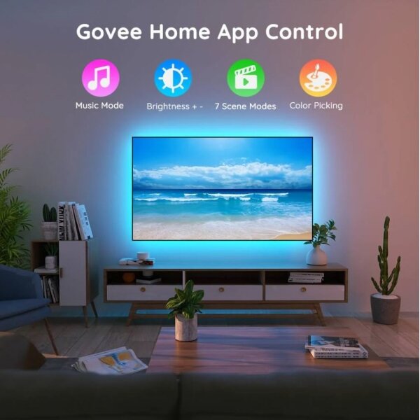 Govee - TV 46-60" SMART LED φωτισμός τηλεόρασης backlight RGB + τηλεχειριστήριο