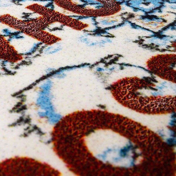 Seletti - Impossible Things Burnt Carpet #11 80x120 Φως Μπλε/Multicolor Seletti