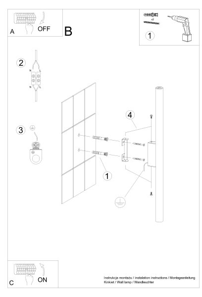 Sollux SL.1179 - Φωτιστικό τοίχου PASTELO 2xG9/8W/230V χρυσαφί