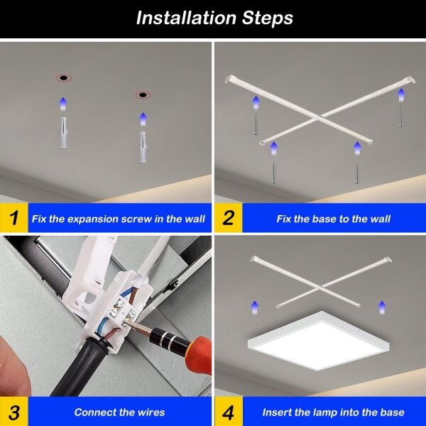 Brilagi - Φωτιστικό μπάνιου LED FRAME LED/50W/230V 3000/4000/6000K IP44 λευκό