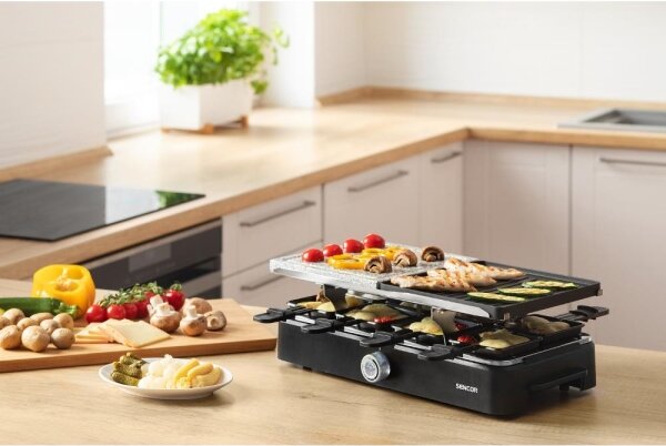 Sencor - Ηλεκτρική ψηστιέρα raclette με αξεσουάρ 1400W/230V