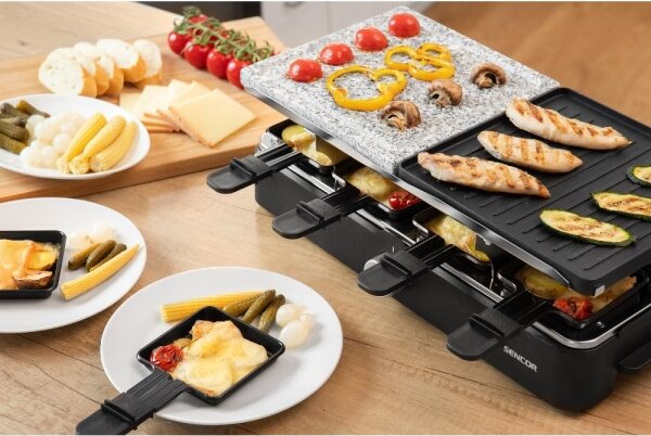 Sencor - Ηλεκτρική ψηστιέρα raclette με αξεσουάρ 1400W/230V