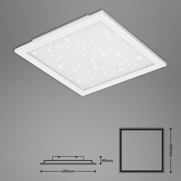 Briloner 7302-016 - LED Dimmable φωτιστικό οροφής STARRY SKY LED/23W/230V+ RC