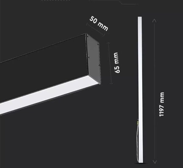 Πολύφωτο LED σε ράγα SAMSUNG CHIP LED/40W/230V 3000K/4000K/6400K