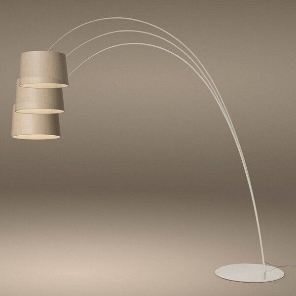 Φωτιστικό δαπέδου Foscarini Twiggy Wood MyLight CCT greige