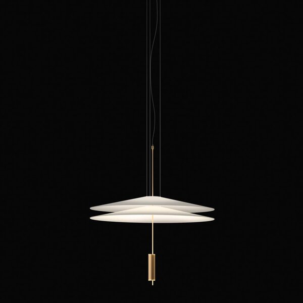 Vibia Flamingo - LED κρεμαστό φωτιστικό 2 αποχρώσεων, χρυσό