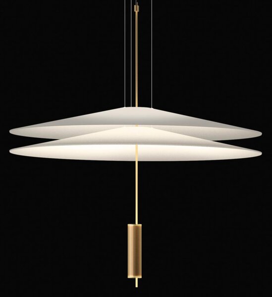 Vibia Flamingo - LED κρεμαστό φωτιστικό 2 αποχρώσεων, χρυσό