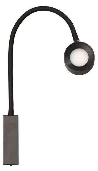 Επαναφορτιζόμενο επίτοιχο σποτ LED Magnetics flex, μαύρο, dimmable, CCT