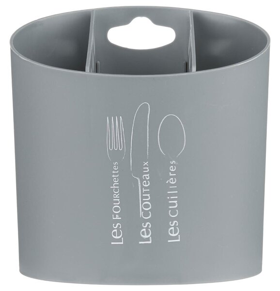 Κουταλοθήκη - Στραγγιστήρι F-V Cutlery Holder Grey 109055A