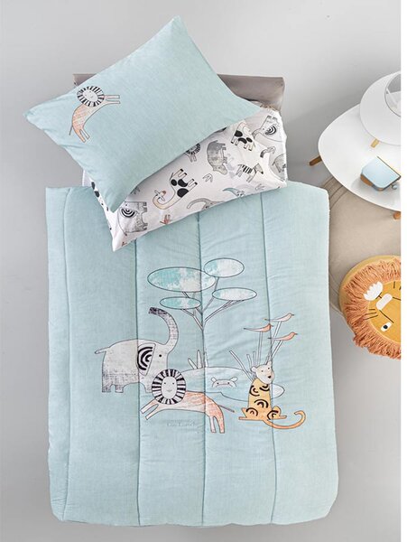 Κουβερλί Μονό (160x230) Guy Laroche Zootopia Aqua Grey