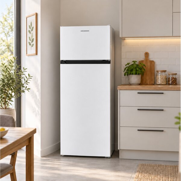 Ψυγείο Δίπορτο Heinner HF-HM248INVE++ με Συνολική Χωρητικότητα 248L, Ενεργειακή Κλάση E και Ύψος 165.5cm - White