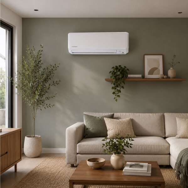 Κλιματιστικό Inverter Mitsubishi Heavy Industries DXK Series DXK09Z6-W1 με απόδοση 9000 Btu, λειτουργία αυτοκαθαρισμού και ενεργειακή κλάση A++/A+++