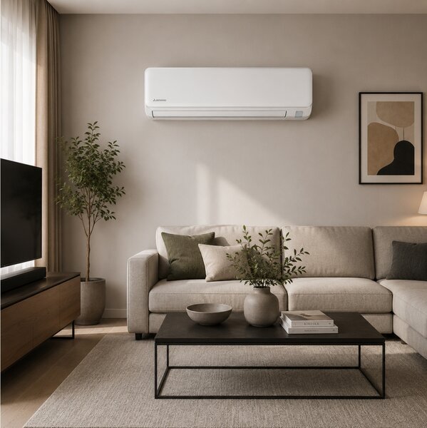 Κλιματιστικό Inverter Mitsubishi Heavy Industries ZTL Series SRK71ZTL-W με απόδοση 24000 Btu, λειτουργία αυτοκαθαρισμού, 3D Auto και ενεργειακή κλάση