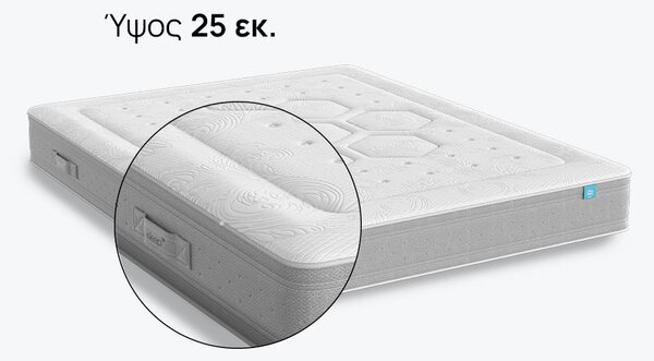 Στρώμα iSleep, Nest Hybrid, 82x190x25, Μέτρια
