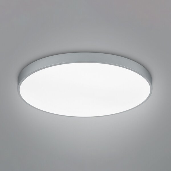 Trio Lighting Φωτιστικό οροφής LED Waco, CCT, Ø 75 cm, τιτάνιο, ρυθμιζόμενος, Μεταλλικό, Σαλόνι / τραπεζαρία, Μέταλλο
