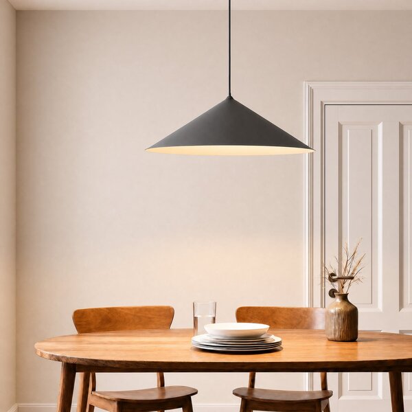 TK Lighting Κρεμαστό φωτιστικό Lume XL, καφέ, μέταλλο, Ø 49 cm, GX53, ρυθμιζόμενος, Καφέ / Σκουριάς, Σαλόνι / τραπεζαρία, Μέταλλο, σύγχρονο