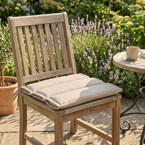 Αδιάβροχο Μαξιλάρι Καρέκλας (45x45x5) Ravelia Stitch Beige