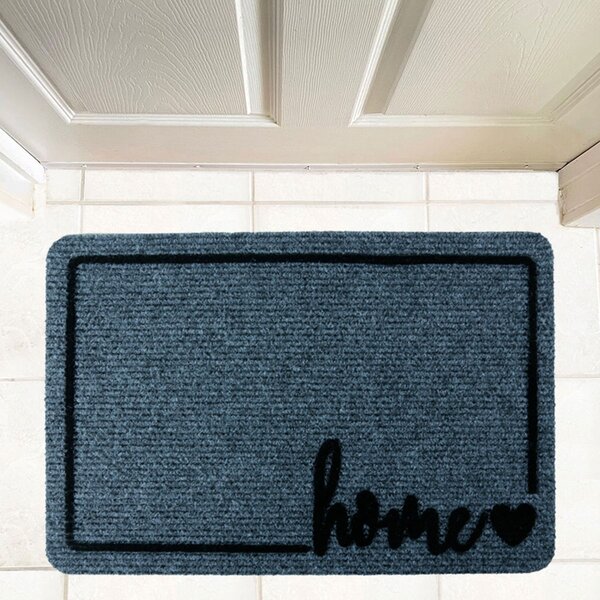 Πατάκι Εισόδου (40x60) San Lorentzo Home Heart Grey