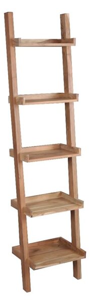 LADDER Βιβλιοθήκη - Ραφιέρα Ξύλο Ακακία Φυσικό 45x35x190cm