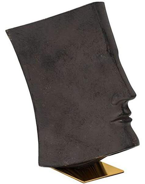 Διακοσμητική Φιγούρα Face 374-224-328 29x17x35cm Bronze-Gold