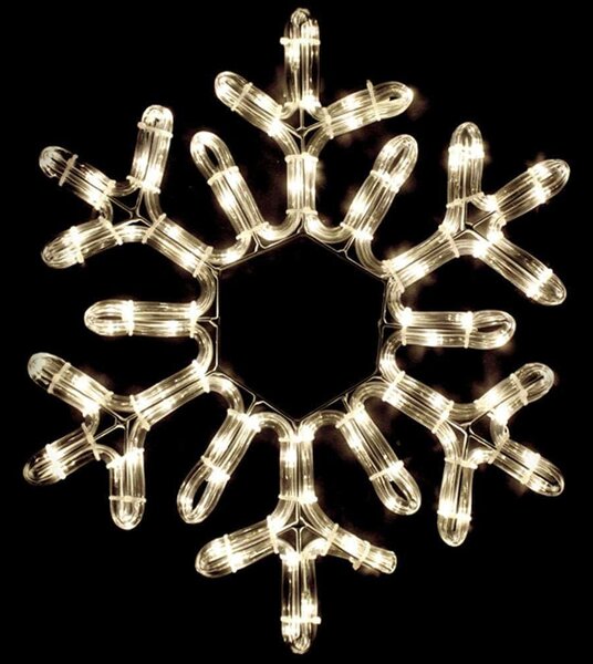 Χριστουγεννιάτικα Λαμπάκια Με Σχήμα Snowflake 96 Led X089612111N 38+150cm 16,4W Clear Aca