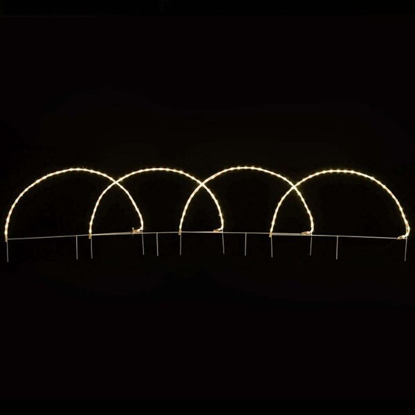 Χριστουγεννιάτικα Λαμπάκια Με Σχήμα 4 Arch 124 Led X081241221 86x57+300cm 31,6W Clear Aca