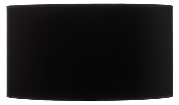 HELAM Αμπαζούρ Alba, Ø 45 cm, E27, μαύρο/χρυσό, Μαύρο, Σαλόνι / τραπεζαρία, Ύφασμα / Κλωστοϋφαντουργία