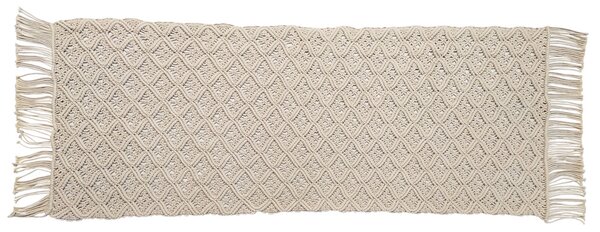 Χαλί Macrame ΚΟΜΒΟΣ 100% Cotton Natural 60x140