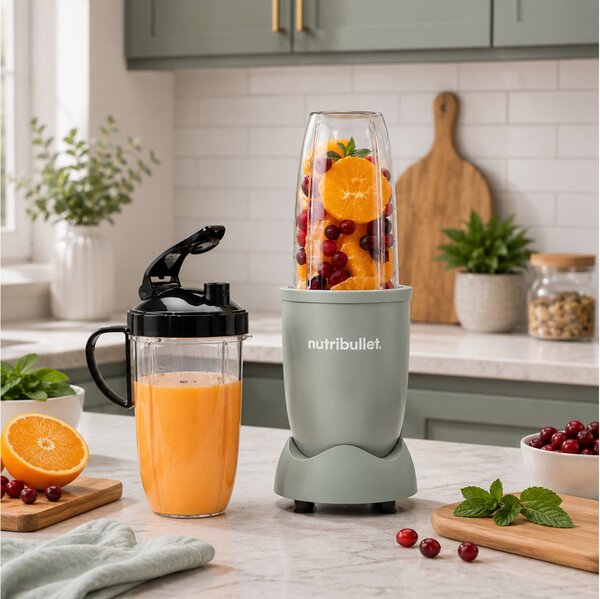 Μπλέντερ Nutribullet Pro 900 NB907MAJD με ισχύ 900W, χωρητικότητα 900ml και 1 ταχύτητα - Matte Jade