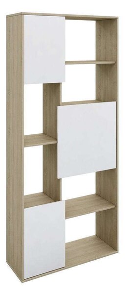 Βιβλιοθήκη Box 24-0416 80x30x180cm Sonoma-White