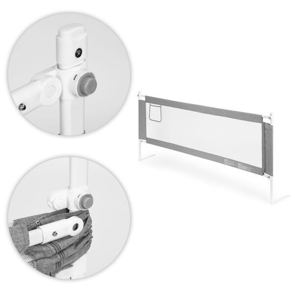 Προστατευτικό Κάγκελο Κρεβατιού Ecotoys 180cm, για Παιδική Ασφάλεια