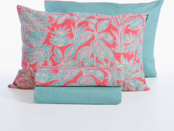 Σεντόνια Μονά (Σετ) Nef-Nef Homeware Smart Charisma Green - Coral