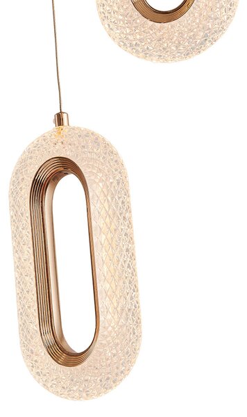 Φωτιστικό Οροφής Τρίφωτο LED Eurolamp Kriko 144-16062
