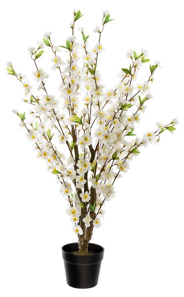 Τεχνητό Φυτό Σε Γλάστρα 100εκ. A-S Cherry Blossom 168616 White