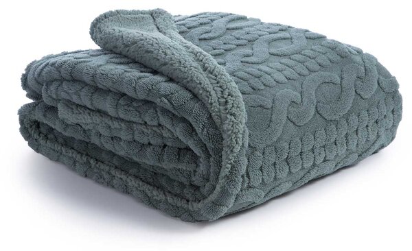 Κουβέρτα Καναπέ Fleece (130x180) Nef-Nef Homeware Germain Green