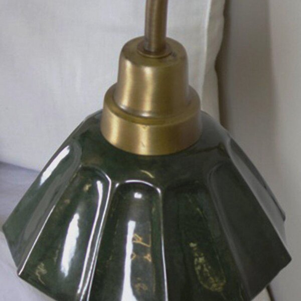 PR Home Φωτιστικό τοίχου Ester, πράσινο, προβολή 34 cm, μέταλλο, Πράσινο, Σαλόνι / τραπεζαρία, Μέταλλο, Vintage