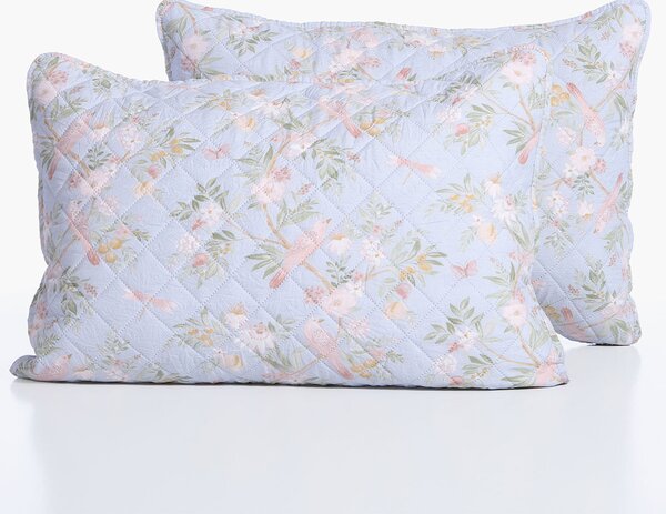 Ζεύγος Μαξιλαροθήκες Καπιτονέ (52x72) Nef-Nef Homeware Dreamel Blue