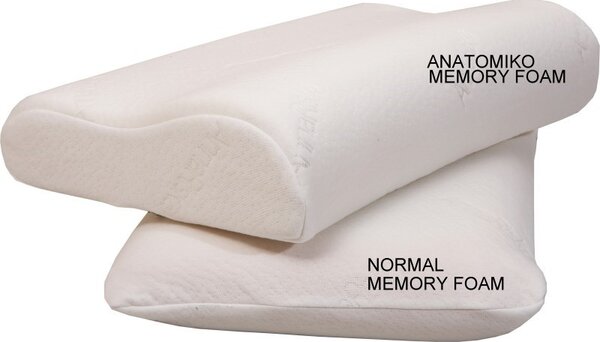 Μαξιλάρι Ύπνου 60x40x12 Μέτριο Anna Riska Memory Foam NORMAL