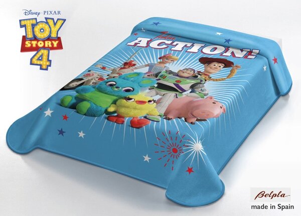 Κουβέρτα Βελουτέ Ισπανίας Μονή Belpla Disney Toy Story 4 160X220