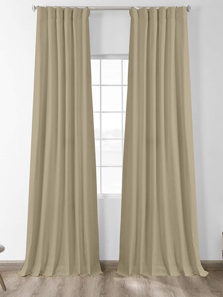 Κουρτίνα Black Out 145x280 Αδιαφανής Με Τρέσα - Sunshine 052-5 Beige