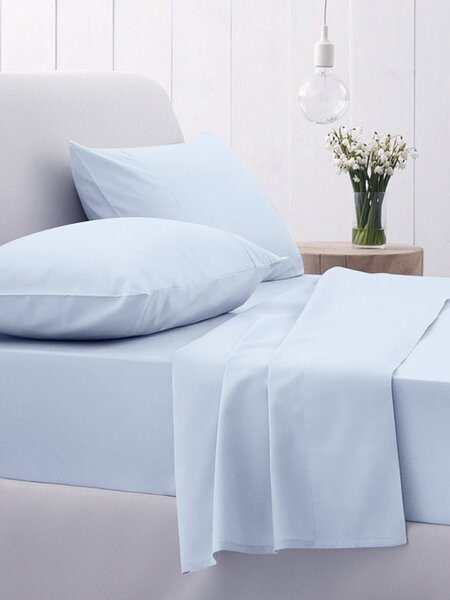 Σεντόνι Μονό 165x270 Μεμονωμένο Sunshine Home Cotton Feelings 103 Light Blue